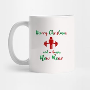 Merry Christmas Fitmas Gym Quote Mug